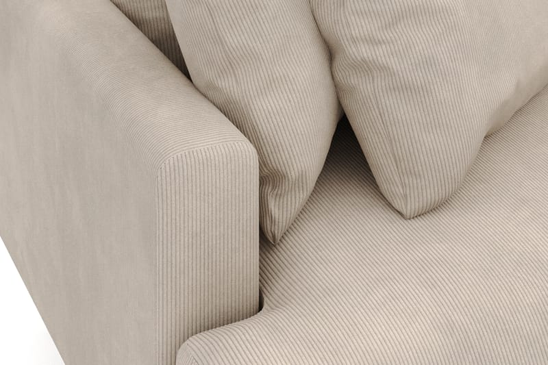 Menard 3-sits Högervänd L-formad Divansoffa i Manchester - Greige - Möbler - Vardagsrum - Soffor - Divansoffa & schäslong