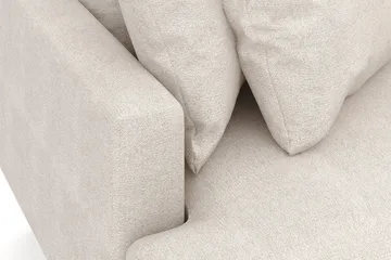 Menard 3-sits Högervänd L-formad Divansoffa i Tyg - Beige - Möbler - Vardagsrum - Soffor - Divansoffa & schäslong