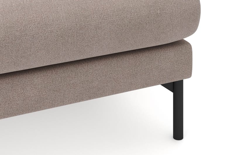 Menard 3-sits Högervänd L-formad Divansoffa i Tyg - Brun - Möbler - Vardagsrum - Soffor - Divansoffa & schäslong