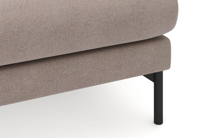 Menard 3-sits Högervänd L-formad Divansoffa i Tyg - Brun - Möbler - Vardagsrum - Soffor - Divansoffa & schäslong