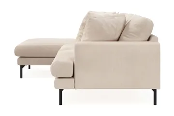 Menard 3-sits Vänstervänd L-formad Djup Divansoffa i Manchester - Beige - Möbler - Vardagsrum - Soffor - Divansoffa & schäslong