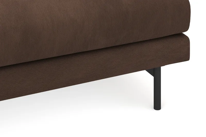 Menard 4-sits Djup Manchestersoffa - Brun - Möbler - Vardagsrum - Soffor - 4-sits soffor