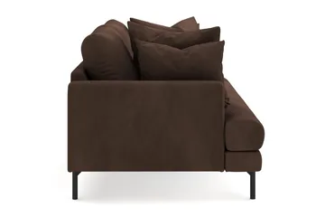 Menard 4-sits Djup Manchestersoffa - Brun - Möbler - Vardagsrum - Soffor - 4-sits soffor