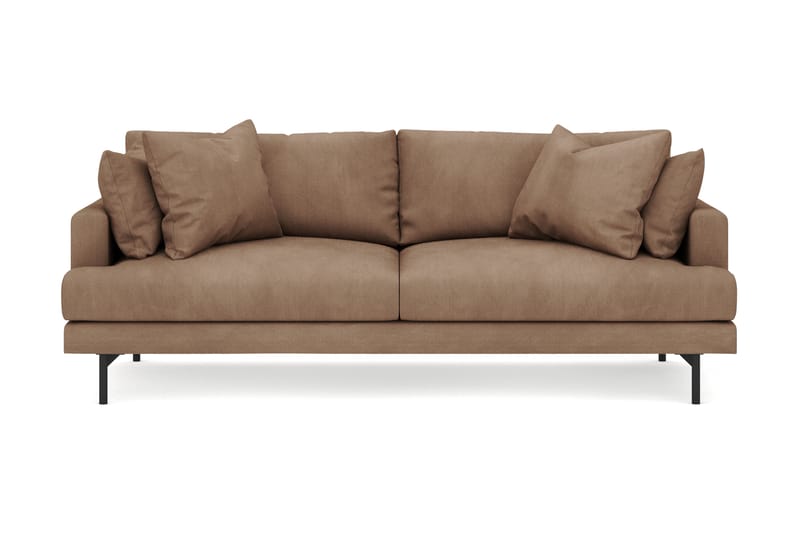 Menard 4-sits Djup Manchestersoffa - Brun - Möbler - Vardagsrum - Soffor - 4-sits soffor