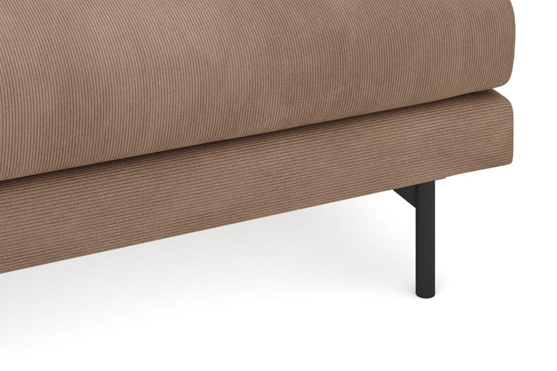 Menard 4-sits Djup Manchestersoffa - Brun - Möbler - Vardagsrum - Soffor - 4-sits soffor