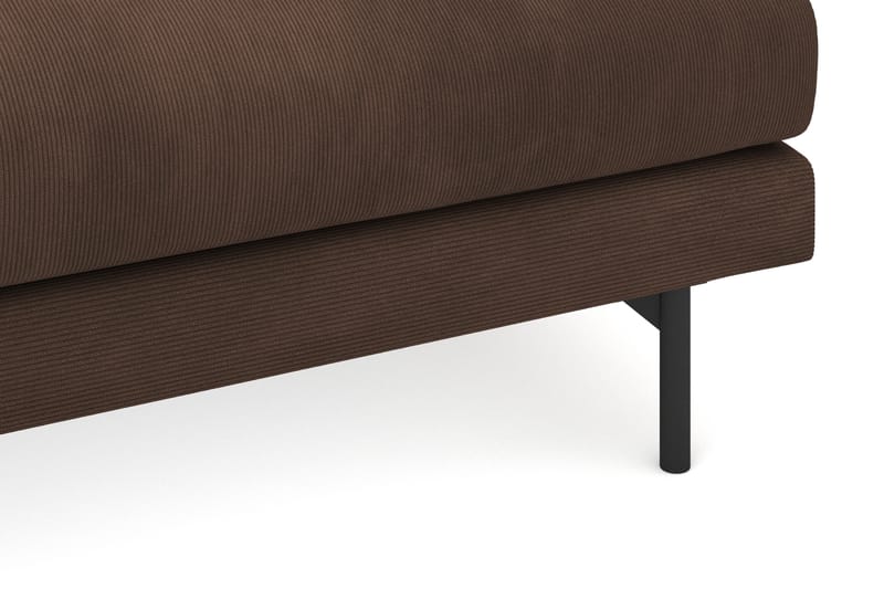 Menard 4-sits Djup Manchestersoffa - Brun - Möbler - Vardagsrum - Soffor - 4-sits soffor