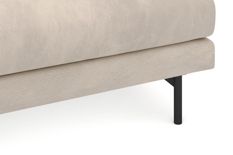 Menard 4-sits Djup Manchestersoffa - Grå - Möbler - Vardagsrum - Soffor - 4-sits soffor