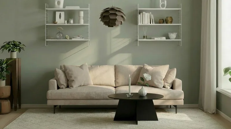 Menard 4-sits Djup Manchestersoffa - Greige - Möbler - Vardagsrum - Soffor - 4-sits soffor