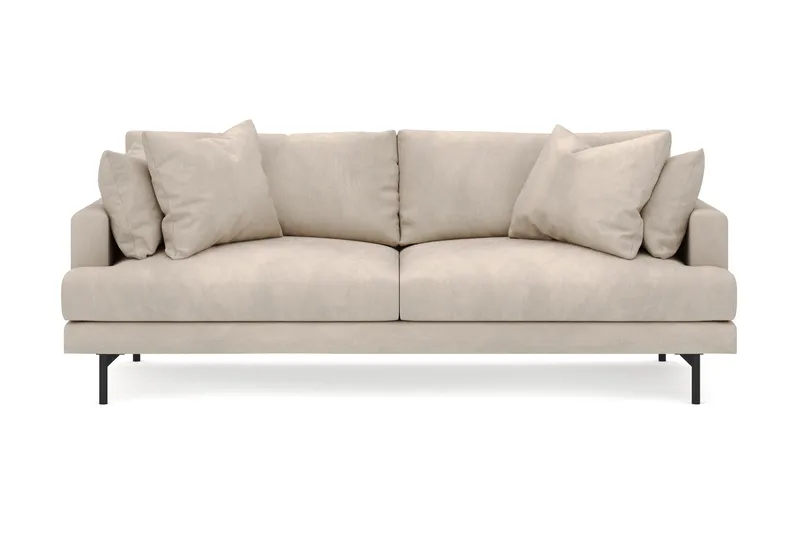 Menard 4-sits Djup Manchestersoffa - Greige - Möbler - Vardagsrum - Soffor - 4-sits soffor