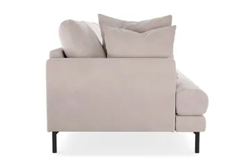 Menard 4-sits Djup Sammetssoffa - Beige - Möbler - Vardagsrum - Soffor - Sammetssoffor