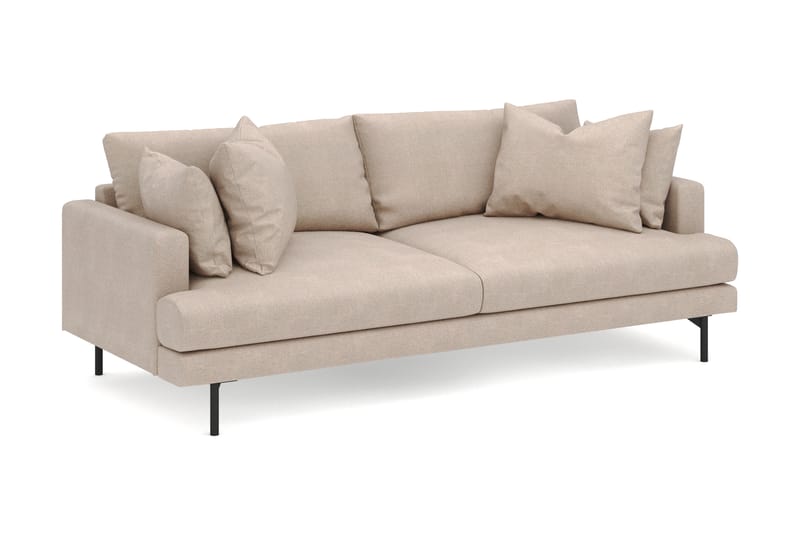 Menard 4-sits Djup Tygsoffa - Beige - Möbler - Vardagsrum - Soffor - 4-sits soffor