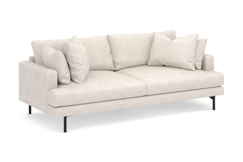 Menard 4-sits Djup Tygsoffa - Beige - Möbler - Vardagsrum - Soffor - 4-sits soffor