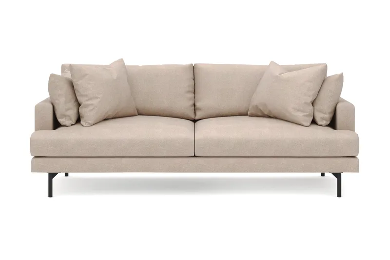 Menard 4-sits Djup Tygsoffa - Beige - Möbler - Vardagsrum - Soffor - 4-sits soffor