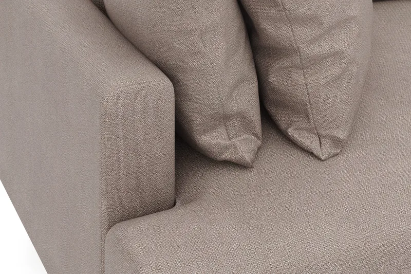 Menard 4-sits Djup Tygsoffa - Brun - Möbler - Vardagsrum - Soffor - 4-sits soffor