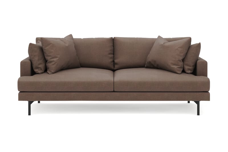 Menard 4-sits Djup Tygsoffa - Brun - Möbler - Vardagsrum - Soffor - 4-sits soffor