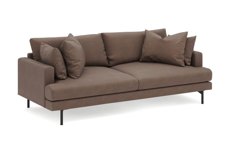 Menard 4-sits Djup Tygsoffa - Brun - Möbler - Vardagsrum - Soffor - 4-sits soffor