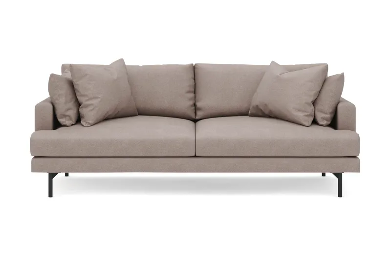 Menard 4-sits Djup Tygsoffa - Brun - Möbler - Vardagsrum - Soffor - 4-sits soffor