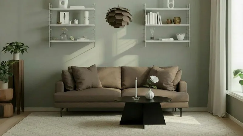 Menard 4-sits Djup Tygsoffa - Brun - Möbler - Vardagsrum - Soffor - 4-sits soffor