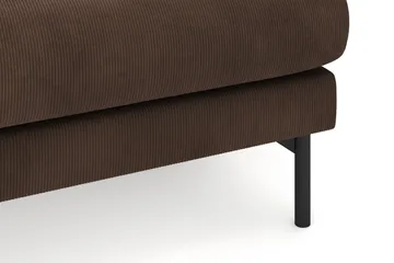 Menard 4-sits Högervänd L-formad Divansoffa i Manchester - Brun - Möbler - Vardagsrum - Soffor - Divansoffa & schäslong