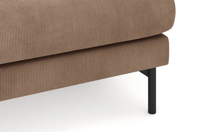 Menard 4-sits Högervänd L-formad Divansoffa i Manchester - Brun - Möbler - Vardagsrum - Soffor - Divansoffa & schäslong