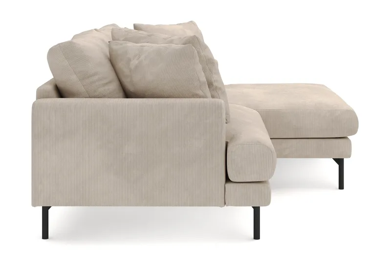 Menard 4-sits Högervänd L-formad Divansoffa i Manchester - Greige - Möbler - Vardagsrum - Soffor - Divansoffa & schäslong