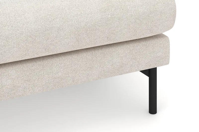 Menard 4-sits Högervänd L-formad Divansoffa i Tyg - Beige - Möbler - Vardagsrum - Soffor - Divansoffa & schäslong