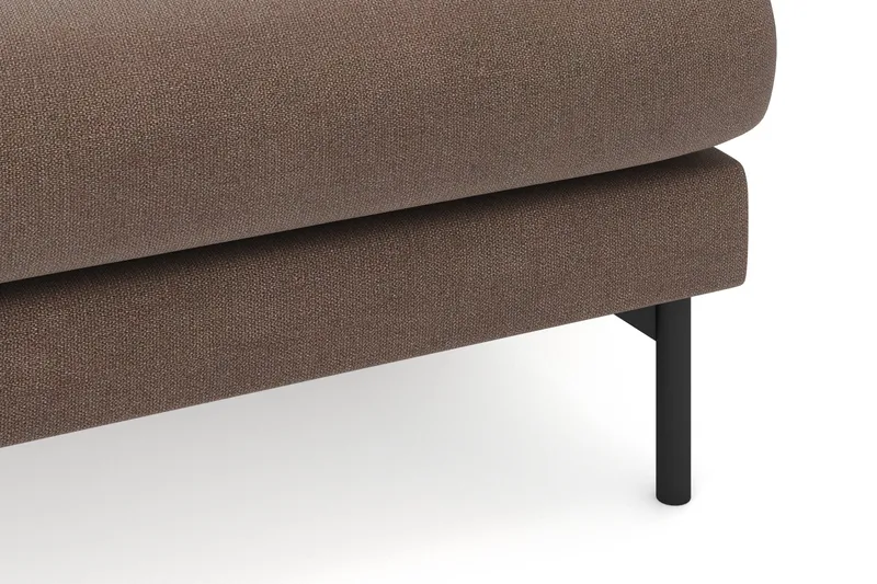 Menard 4-sits Högervänd L-formad Divansoffa i Tyg - Brun - Möbler - Vardagsrum - Soffor - Divansoffa & schäslong