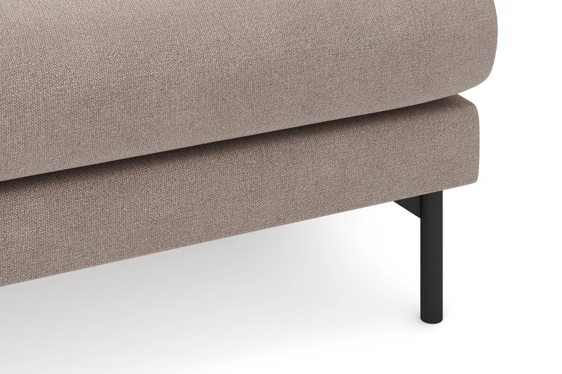 Menard 4-sits Högervänd L-formad Divansoffa i Tyg - Brun - Möbler - Vardagsrum - Soffor - Divansoffa & schäslong