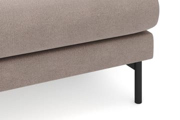 Menard 4-sits Högervänd L-formad Divansoffa i Tyg - Brun - M öbler - Vardagsrum - Soffor - Divansoffa & schäslong