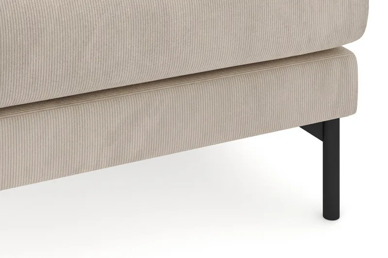 Menard 4-sits Högervänd L-formad Djup Schäslongsoffa i Manchester - Greige - Möbler - Vardagsrum - Soffor - Divansoffa & schäslong