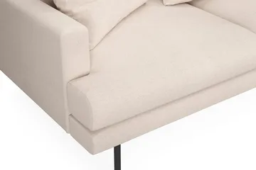 Menard 4-sits Högervänd L-formad Djup Schäslongsoffa i Tyg - Beige - Möbler - Vardagsrum - Soffor - Divansoffa & schäslong