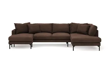 Menard 4-sits Högervänd Stor U-formad Djup Soffa med Divan och Schäslong i Manchester