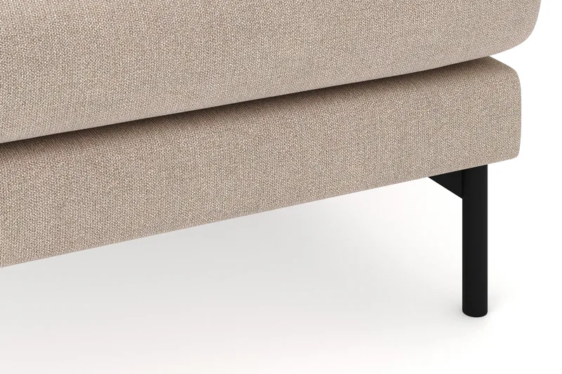 Menard 4-sits Högervänd Stor U-formad Djup Soffa med Divan och Schäslong i Tyg - Beige - Möbler - Vardagsrum - Soffor - U-soffor