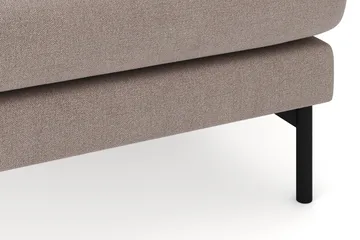 Menard 4-sits Högervänd Stor U-formad Djup Soffa med Divan och Schäslong i Tyg - Brun - Möbler - Vardagsrum - Soffor - U-soffor