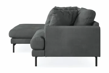 Menard 4-sits Vänstervänd L-formad Divansoffa i Manchester - Grå - Möbler - Vardagsrum - Soffor - Divansoffa & schäslong