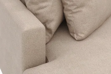 Menard 4-sits Vänstervänd L-formad Divansoffa i Tyg - Beige - Möbler - Vardagsrum - Soffor - Divansoffa & schäslong