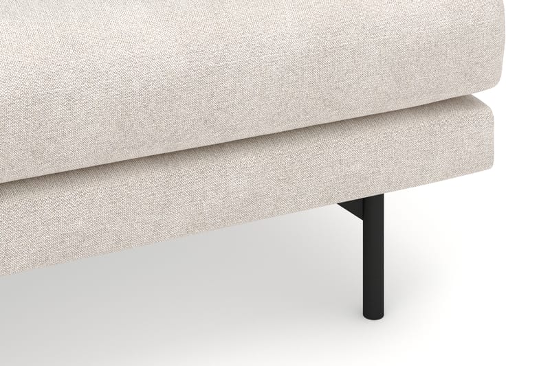 Menard 4-sits Vänstervänd L-formad Divansoffa i Tyg - Beige - Möbler - Vardagsrum - Soffor - Divansoffa & schäslong