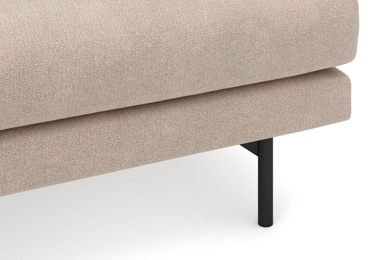 Menard 4-sits Vänstervänd L-formad Divansoffa i Tyg - Beige - Möbler - Vardagsrum - Soffor - Divansoffa & schäslong