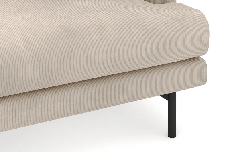 Menard 4-sits Vänstervänd L-formad Djup Divansoffa i Manchester - Greige - Möbler - Vardagsrum - Soffor - Divansoffa & schäslong