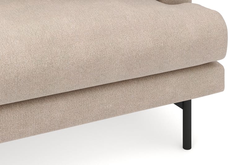 Menard 4-sits Vänstervänd L-formad Djup Divansoffa i Tyg - Beige - Möbler - Vardagsrum - Soffor - Divansoffa & schäslong