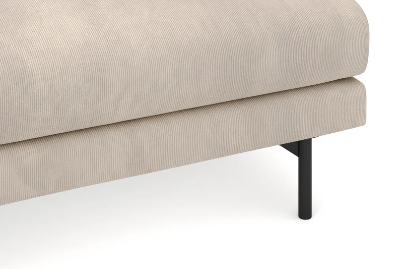 Menard 4-sits Vänstervänd L-formad Djup Schäslongsoffa i Manchester - Greige - Möbler - Vardagsrum - Soffor - Divansoffa & schäslong