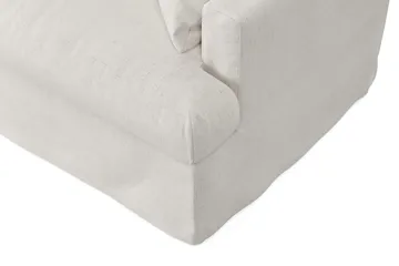Menard 4-sits Vänstervänd L-formad Djup Schäslongsoffa i Tyg - Beige - Möbler - Vardagsrum - Soffor - Divansoffa & schäslong