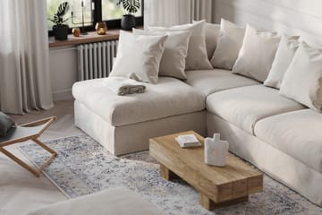 Menard 4-sits Vänstervänd L-formad Djup Schäslongsoffa i Tyg - Beige - Möbler - Vardagsrum - Soffor - Divansoffa & schäslong