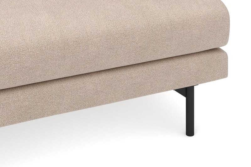Menard 4-sits Vänstervänd L-formad Djup Schäslongsoffa i Tyg - Beige - Möbler - Vardagsrum - Soffor - Divansoffa & schäslong