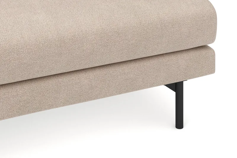 Menard 4-sits Vänstervänd L-formad Djup Schäslongsoffa i Tyg - Beige - Möbler - Vardagsrum - Soffor - Divansoffa & schäslong