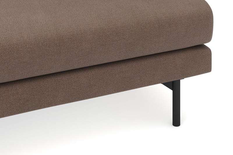 Menard 4-sits Vänstervänd L-formad Djup Schäslongsoffa i Tyg - Brun - Möbler - Vardagsrum - Soffor - Divansoffa & schäslong