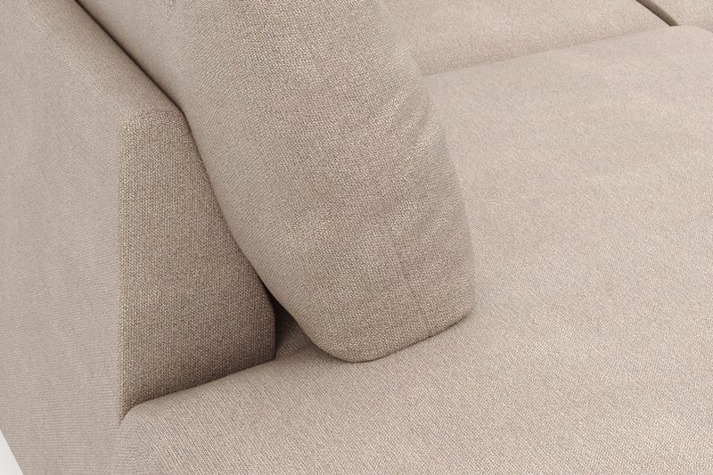 Menard 4-sits Vänstervänd Stor U-formad Djup Large Soffa med Divan och Schäslong i Tyg - Beige - Möbler - Vardagsrum - Soffor - U-soffor