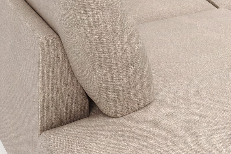 Menard 4-sits Vänstervänd U-formad Large Soffa med Divan och Schäslong i Tyg - Beige - Möbler - Vardagsrum - Soffor - U-soffor