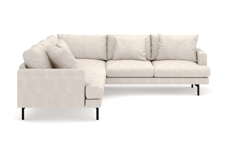 Menard 6-sits Högervänd L-formad Hörnsoffa i Tyg - Beige - Möbler - Vardagsrum - Soffor - Hörnsoffor