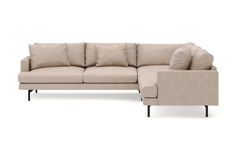 Menard 6-sits Högervänd L-formad Hörnsoffa i Tyg - Beige - Möbler - Vardagsrum - Soffor - Hörnsoffor